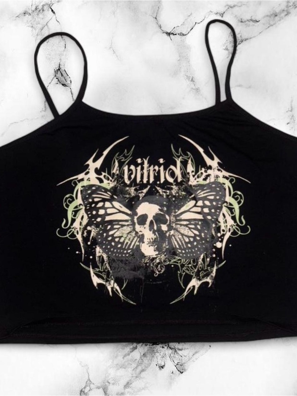 🦋 Vitriol- Deadmoth, Cropped Tank Top 🦋